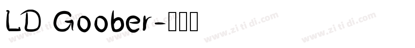 LD Goober字体转换